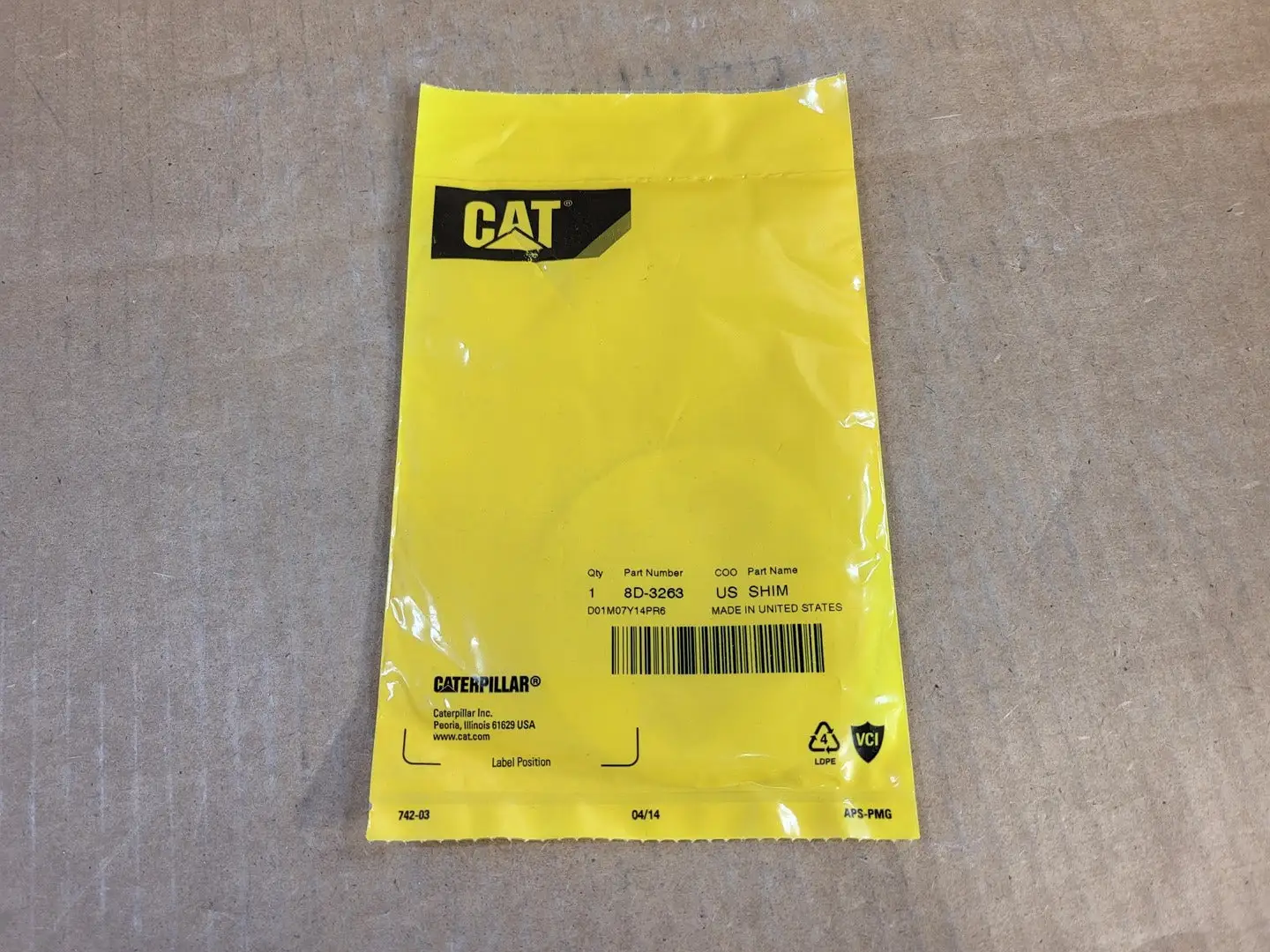 NEW CATERPILLAR 8D-3263