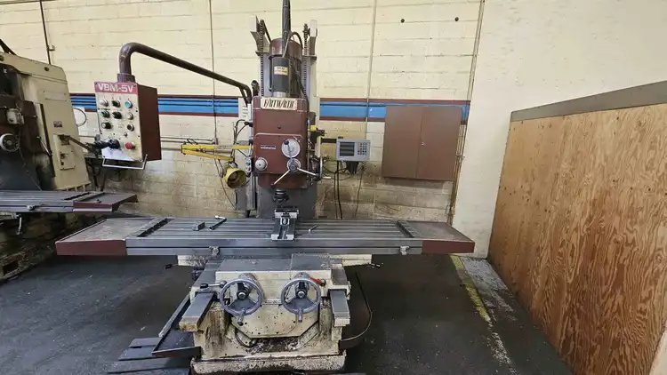 Used 1994 FORTWORTH VBM-5V Vertical Mills Ontario CA | Avo's Machinery Equipment Inc. #470510