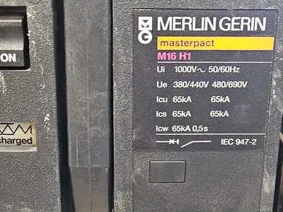 Used 2000 MERLIN GERIN M16H1 Switchgears British Columbia CA | Lenmark #1427010