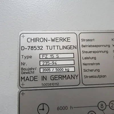 USED 2005 CHIRON FZ15S