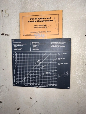 EDWARDS-PEARSON CNC Guillotine Shear