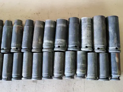 9mm - 23mm Assorted Impact Deep Socket Set (37 pcs)