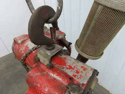 Chicago Pneumatic 1/4 Ton 500Lb Power Vane Air Chain Hoist 14' 8" Lift Pendant