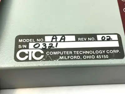 AA | Computer Technologies Corporation  I/O Module Rev. 02 - For parts or not working
