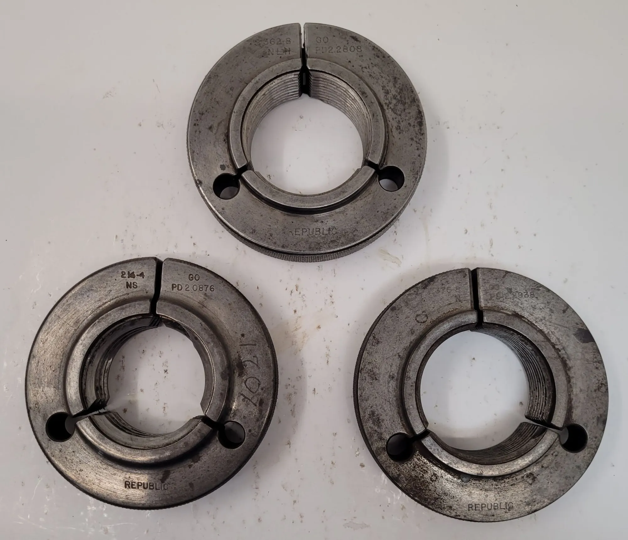 USED REPUBLIC Thread Ring Gauges