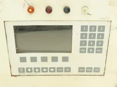 Mattec Corporation 561-1056A LCD Screen HMI Push Button Interface Operator Panel