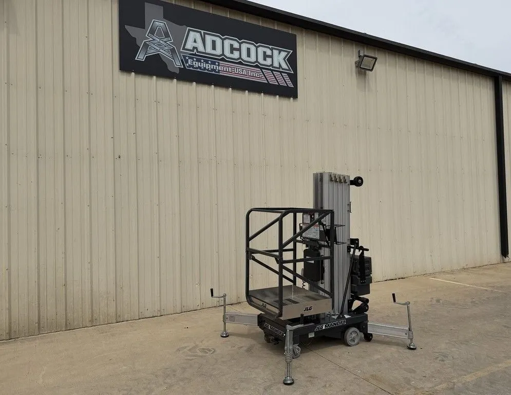 New | in-Stock 2026 JLG 25AM DC PUSH AROUND VERTICAL MAST LIFT Scissor Lifters Alberta CA | Adcock Equipment #1417620