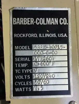 USED Barber Colman 530 Series