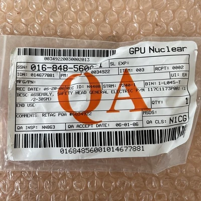 NEW General Electric 117C1173P001