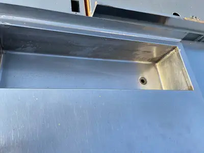 Used FalconRestaurantSupply Used 82" Stainless Steel Table with Drain - SS211 Food Prep Tables Illinois US | Falcon Restaurant Supply #1375976