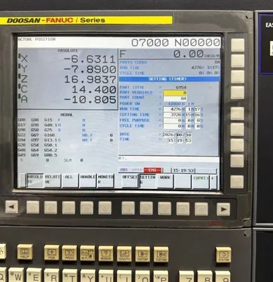 2017 DOOSAN DNM 200/5AX Vertical Machining Centers (5-Axis or More) | Midstate Machinery (3)