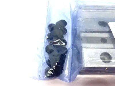 NEW BOSCH REXROTH BALL RUNNER GUIDE RAIL PKG OF 4 W/ CAPS