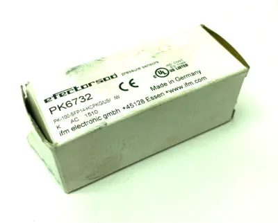 New | in-Stock IFM EFECTOR PRESSURE SWITCH W/ INTUITIVE SWITCH POINT SETTING Pressure Switches | Maverick Industrial Sales #1108131
