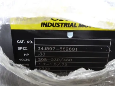 1/3 HP Baldor V400894.B01 Industrial Motor 1725 RPM 208-230/460V 56C Frame New NIB