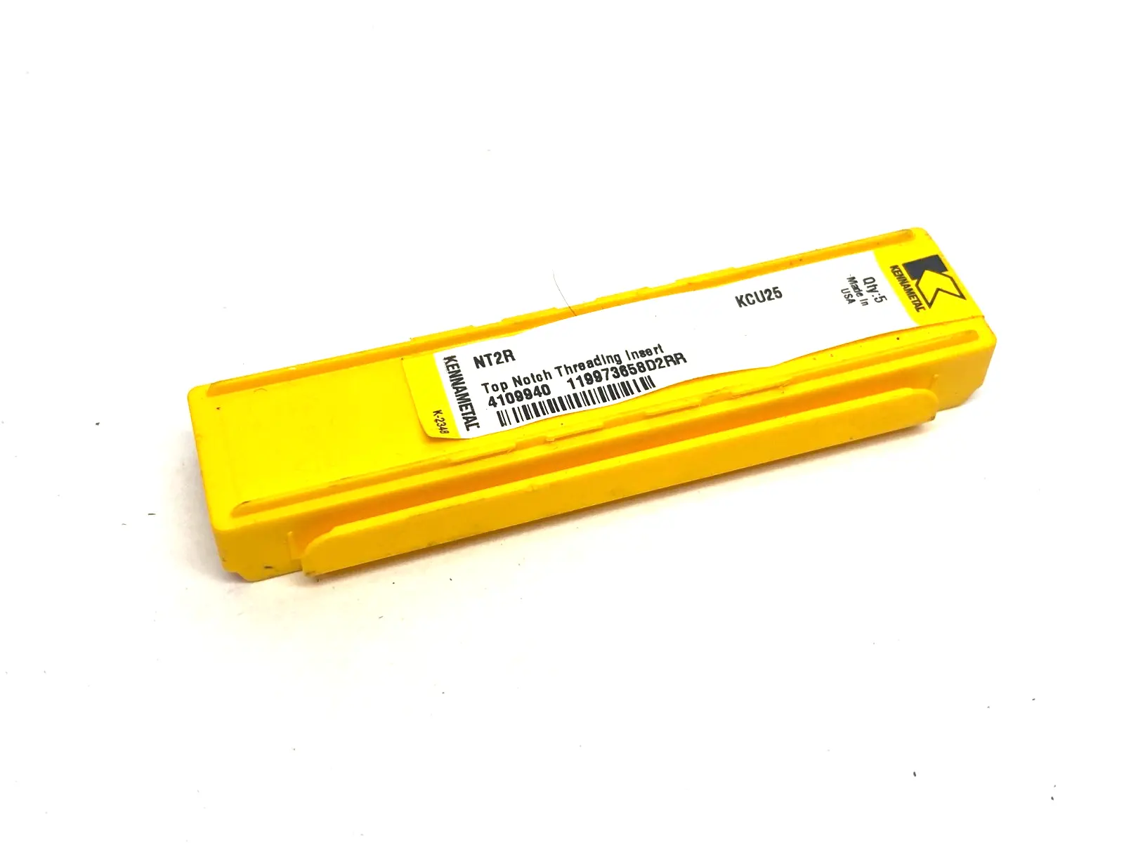NEW KENNAMETAL TOP NOTCH™ THREADING INSERTS NT2R