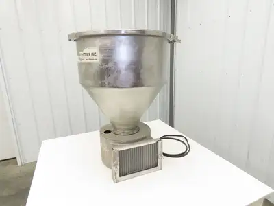 Vacuum Receiver Loader 22" Hopper 26 Gallon Injection Molding Plastic