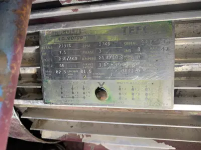 7 1/2 HP Oilgear Model UA-45 Hydraulic Unit