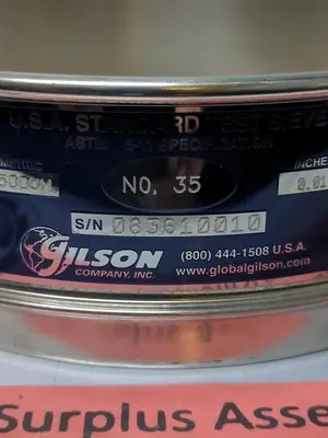 Used USA STANDARD NO.35 Sieves & Sieve Shakers Ohio US | Surplus Asset Holdings #1246778
