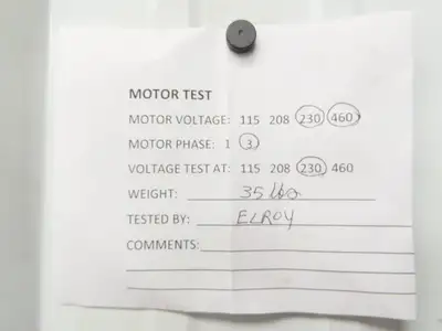 I-TA Machinery AEV400 Gearmotor Brake Motor .5Hp 220V 3PH 25:1 Ratio 69rpm FME22