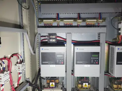 Variable Speed Drive Control Panel - Allen Bradley 1336 Plus II - 600V - Rotary Valve System - NEMA 12