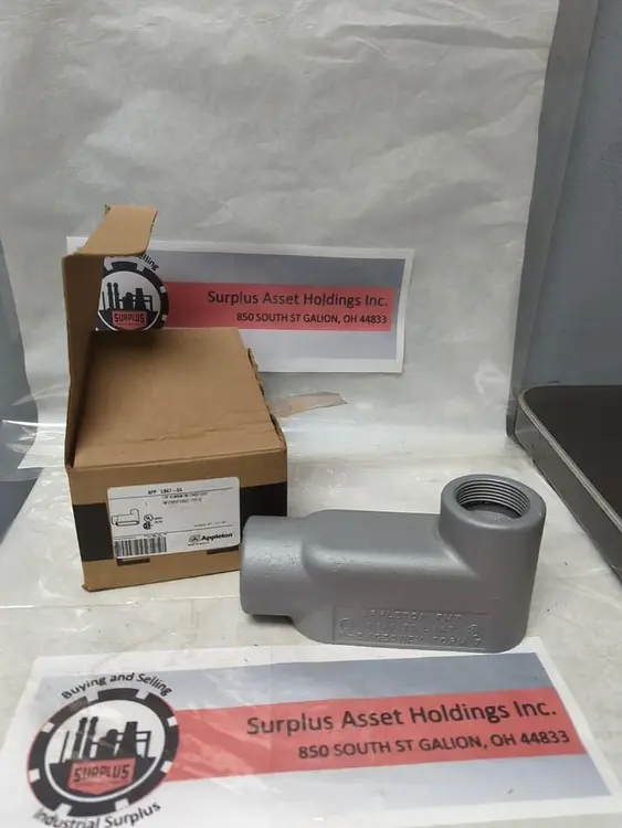 New | in-Stock APPLETON ELECTRIC LB47-SA Miscellaneous Equipment (Electrical & Power) Ohio US | Surplus Asset Holdings #1209231