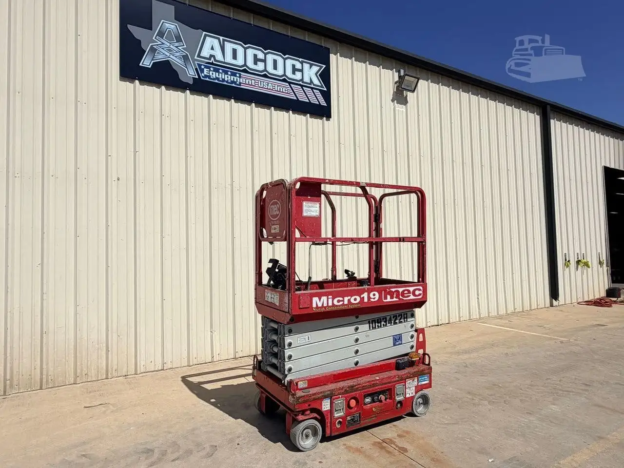 Used 2019 MEC MICRO 19 Scissor Lifters Texas US | Adcock Equipment USA #1519580