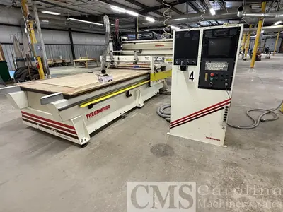 Used 2005 THERMWOOD MODEL C53 CNC ROUTER WITH ROLLER HOLD DOWN CNC Routers North Carolina US | CAROLINA MACHINERY SALES #1493551