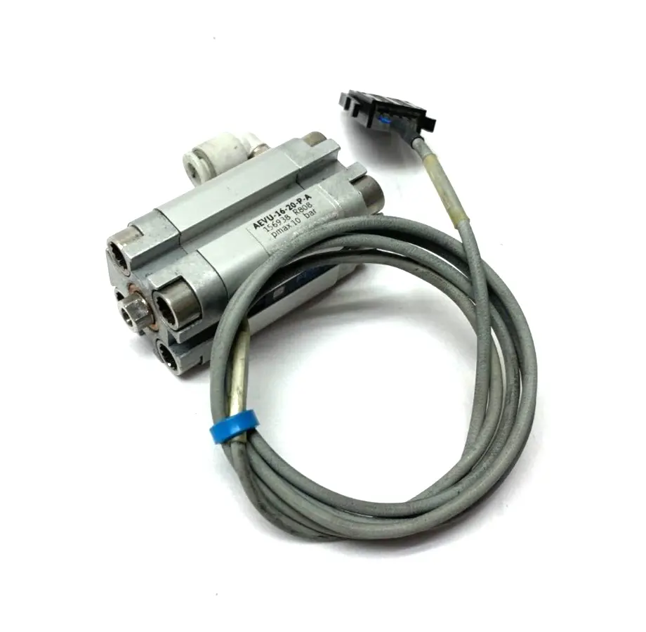 Used Festo Compact Pneumatic Cylinder 20mm Stroke Pneumatic Cylinders Michigan US | Maverick Industrial Sales #1473717