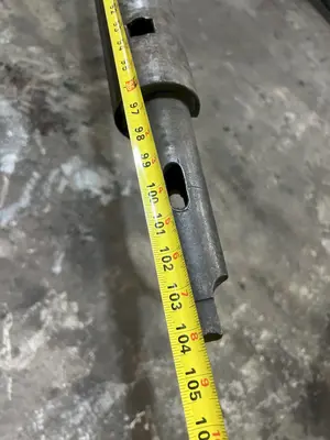 4" DIAMETER X 105" LONG BORING BAR WITH MORSE TAPER: STOCK #20650