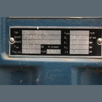USED 1997 AERZEN GM 50 L
