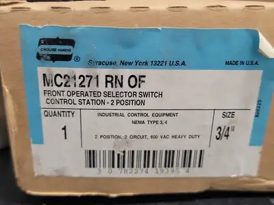 NEW CROUSE-HINDS MC21271 RN OF