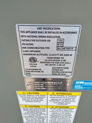 VALENT VXE-112-41E-12.5A-1-J1 Air Handling Unit | ESS Industrial Equipment Sales (8)