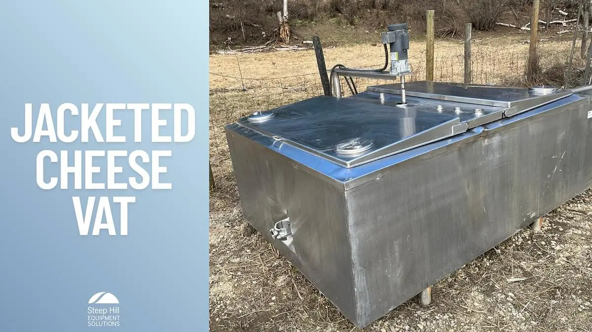 2000L Jacketed Cheese Vat