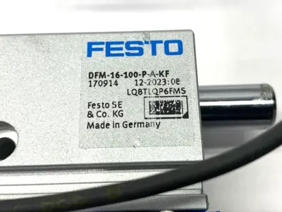 Used Festo Pneumatic Cylinder 16mm Bore 100mm Stroke 170914 Pneumatic Cylinders Michigan US | Maverick Industrial Sales #1390806