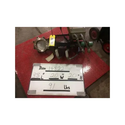 Used 6" Fabri Stainless Steel Knife Gate Valve