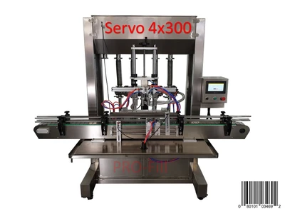 JET-PRO SERVO'S 4 Heads - Automatic Piston Liquid Filling Machines