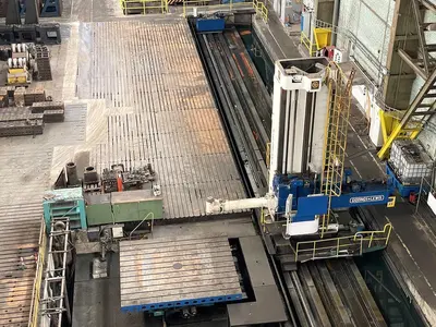 USED GIDDINGS & LEWIS 6 AXES X: 24 000 - Y: 2133 - Z: 4572 MM CNC