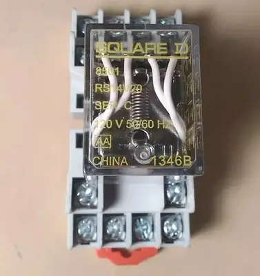 SQUARE D RELAY 8501 RS14V20 Ser C w/8501NR45 SOCKET Ser B 4D-2