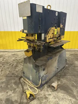 110 TON GEKA MODEL #HYD-110 HYDRUALIC IRONWORKER, NEW 1999: YOBRO #23975