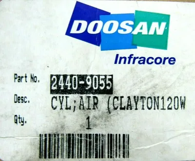 NEW DOOSAN 2440-9055 AIR CYLINDER 24409055 WABCO 005 0994 CLAYTON120W