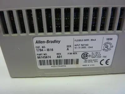 USED ALLEN BRADLEY 1794-IB16 SER A