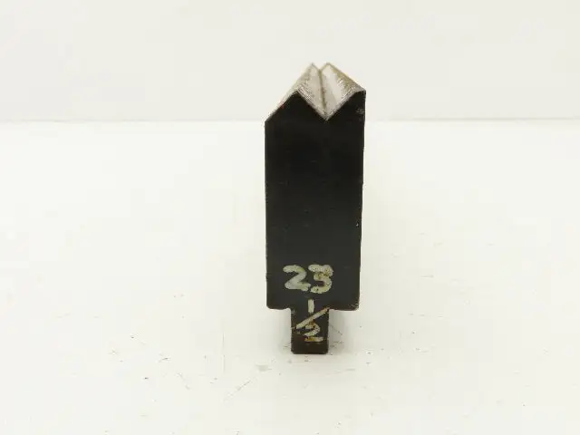 Punch Press Die 23-1/4" Long 90° V Offset 1-7/32" W2-3/4" H 5/8x5/16" V