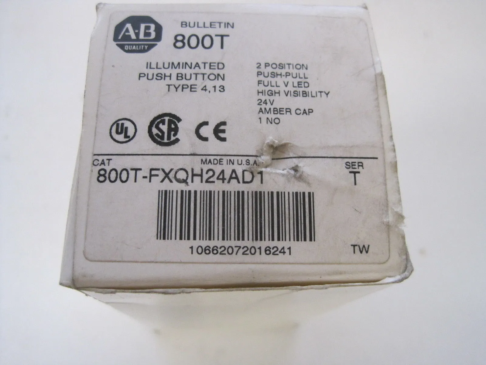 NEW ALLEN BRADLEY 800T-FXQH24AD1 SWITCH