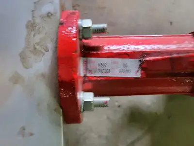 6" Butterfly Valve w/ Pneumatic Actuator and Solenoid Operator