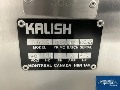 USED Kalish Kalish SuperCap Capper, Model 5005