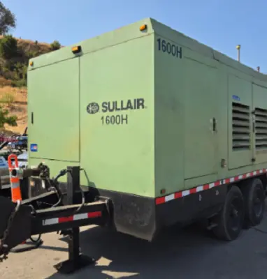 Used 2017 SULLAIR 1600HAF Air Compressors, Portable Pennsylvania US | National Lift Equipment #1382578