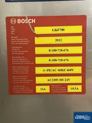 USED Bosch Bosch Capsule Filler GKF700