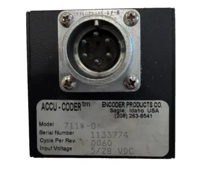 USED ENCODER PRODUCTS 711*-0 ACCU-CODER 5/28VDC 7110