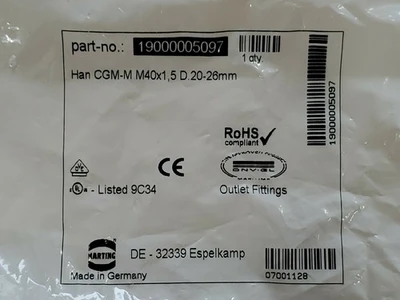 NEW Harting 19000005097