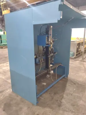 12" ITW WELDING AUTOMATION LATHE, WITH MILLER WELD CONTROLLER & MILLER XMT 304 SERIES ARC WELDER: YOBRO #24402